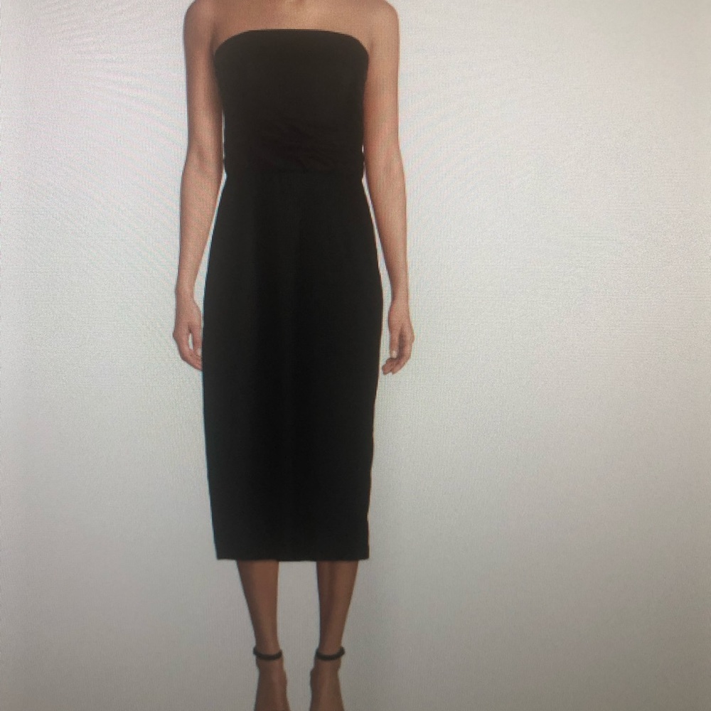 Shoshanna Midnight:Roxford strapless velvet dress